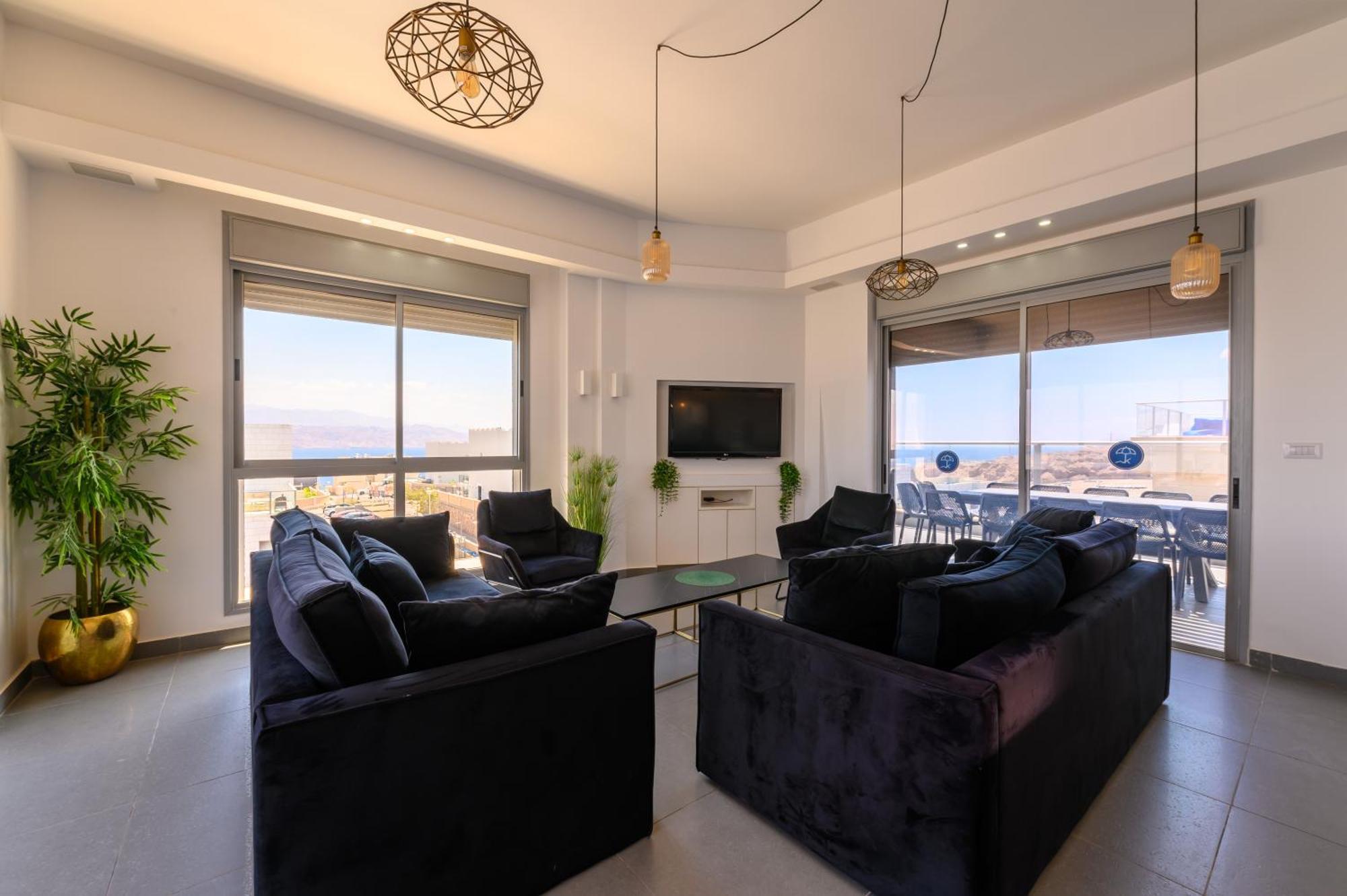 Apartmán פנטהאוז קסם המפרץ Ejlat Exteriér fotografie